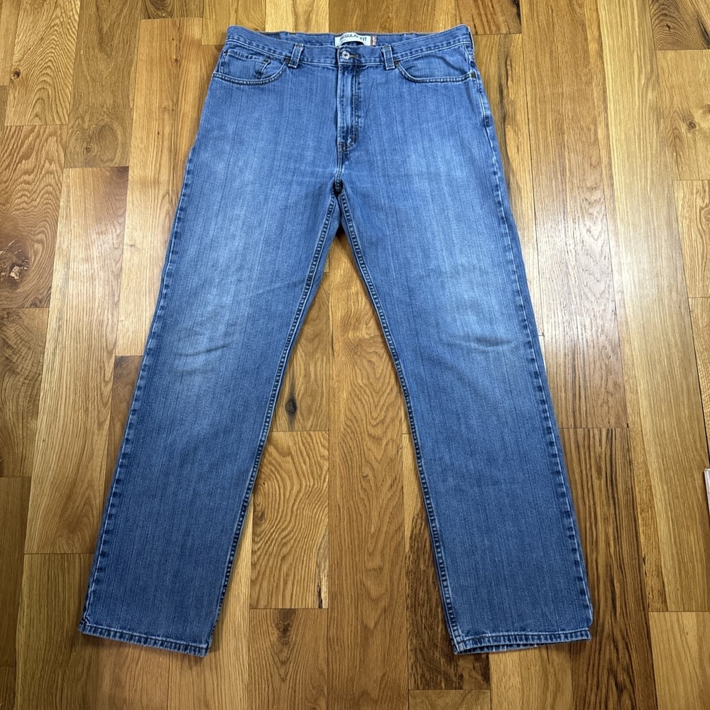 LEVIS 505 Mens 38x34 505 Black Batwing Red Tab Reg‎ Straight Fit Vintage Y2K